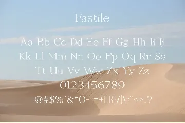 Fastile - Nostalgic Serif Font