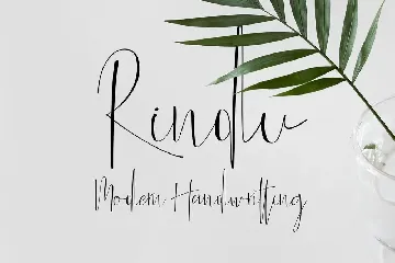 Rindu Script Font