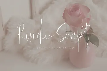 Rindu Script Font