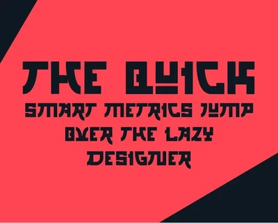 Hyunso Korean style display font
