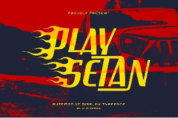 Play Setan Typeface font