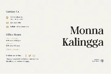 Monna Kalingga font