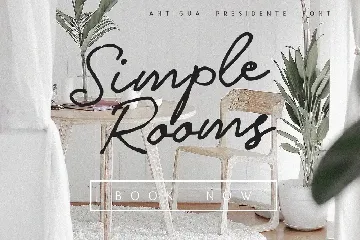 Antigua Presidente - Script Font