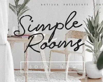 Antigua Presidente - Script Font