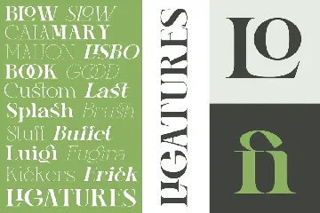 Gretha Family | Display Serif 14 font family