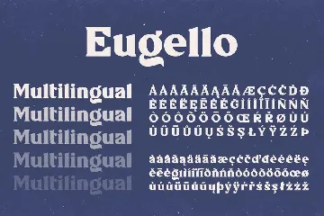 Eugello font