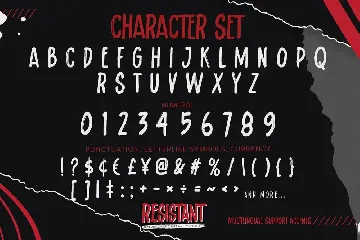 Resistant - Natural Hand Drawn Typeface font