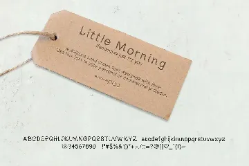 Little Morning Font