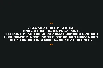 Jegasup Regular + Line - Sport Font