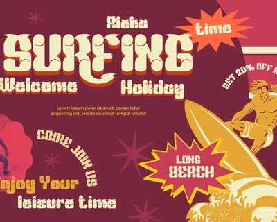 Mabed | Groovy Retro Font