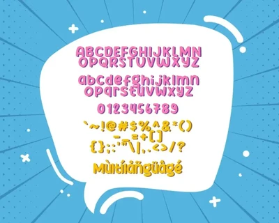 Comic Story font