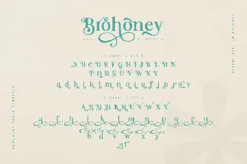 Brohoney Modern Serif Typeface font