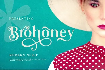 Brohoney Modern Serif Typeface font