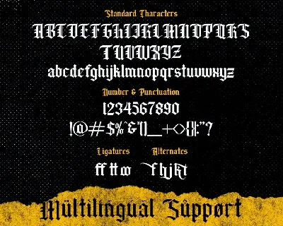 Wilson Wells - Blackletter Font