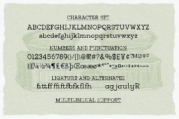 Untold History - Typewriter Font