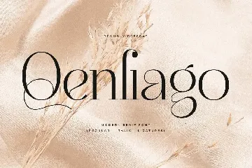 Qenliago Modern Serif Font