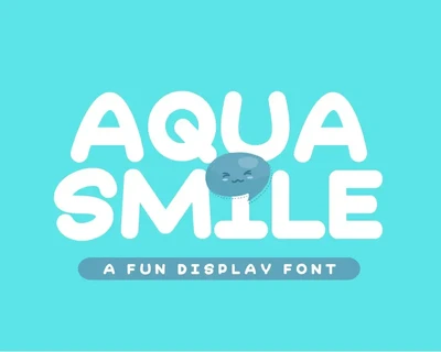 Aqua Smile font