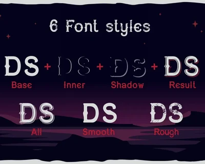 Dark Surfer - vintage font