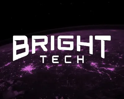 BrightTech - Modern Sans Serif Font