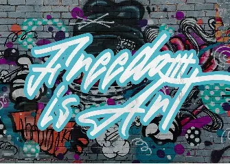 The Graffiti Font | Free Text Effect