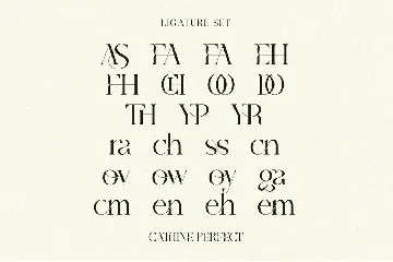 Cathine font