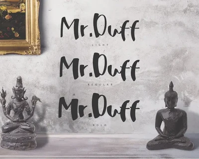 Mr. Duff Typeface font