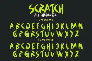 SCRATCH - A Modern Handbrush Font