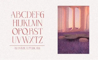 Alentzic - Modern Elegant Serif Font