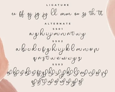 Bryan Kimberly Beautiful Typeface font