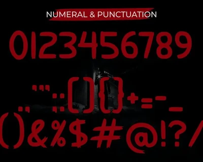 Jogo Roto - Horror Display Font