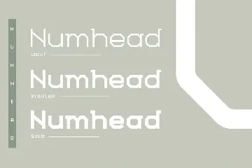 Numhead Typeface font