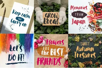 Florista Brush Font Duo