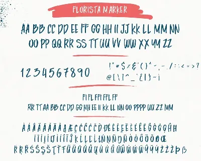 Florista Brush Font Duo