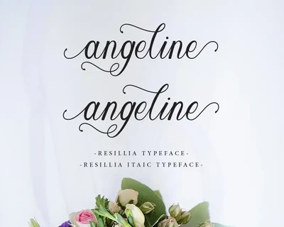 Resillia Script font