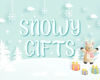 Snowy Holiday - Display Font