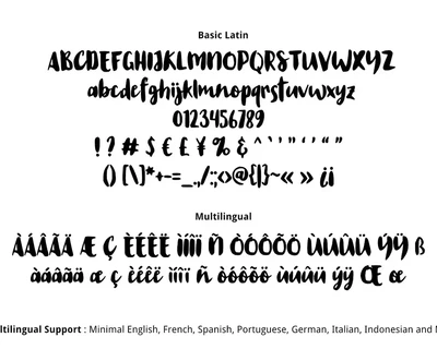 Wrist Hand Brush Font