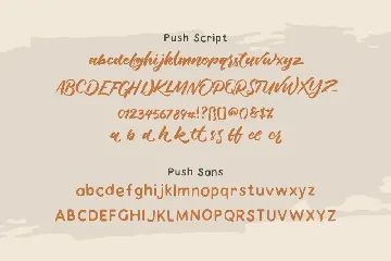 Push Font Duo