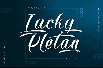 Lucky Pletan Typeface font