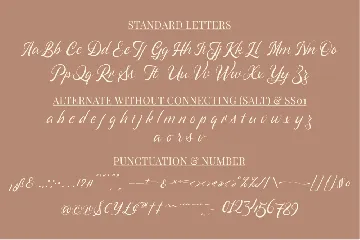 Adam and Mary - A Wedding Font