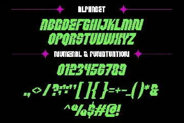 METANA - A Modern Futuristic Font