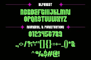 METANA - A Modern Futuristic Font