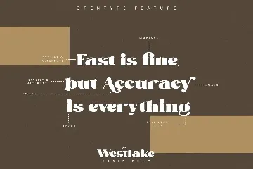 Westlake-Serif Font