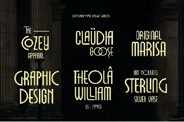 Monsante â€“ Modern Art Deco font