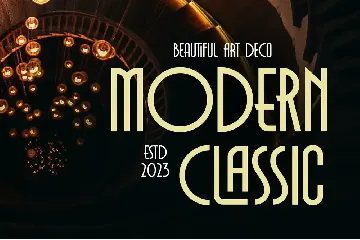 Monsante â€“ Modern Art Deco font