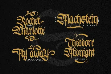 Slashmine-Blackletter Font