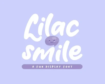 Lilac Smile font