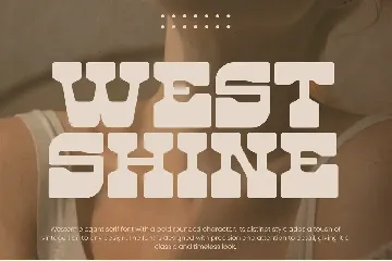 West Shine font