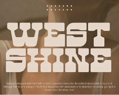 West Shine font