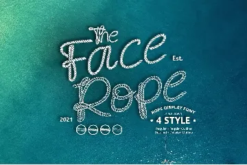 Face Rope Typeface font