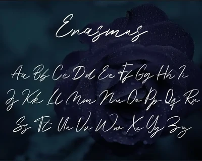 Erasmus - Casual Hand Lettering Font